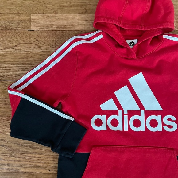 Adidas Long Sleeve Hooded Pullover - Picture 3 of 6